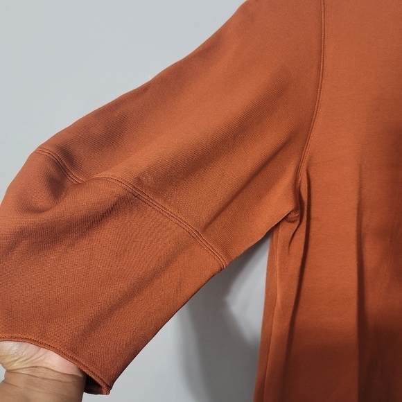 Tibi Rust Orange Crepe Mini Dress NWT - Picture 6 of 15